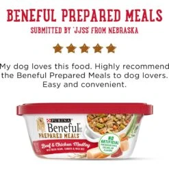 Purina Beneful Prepared Meals Beef & Chicken Medley With Green Beans, Carrots & Wild Rice Wet Dog Food -Blue Buffalo || ROYAL CANIN || Wellness Sales 100163 PT6. AC SS1800 V1700161466