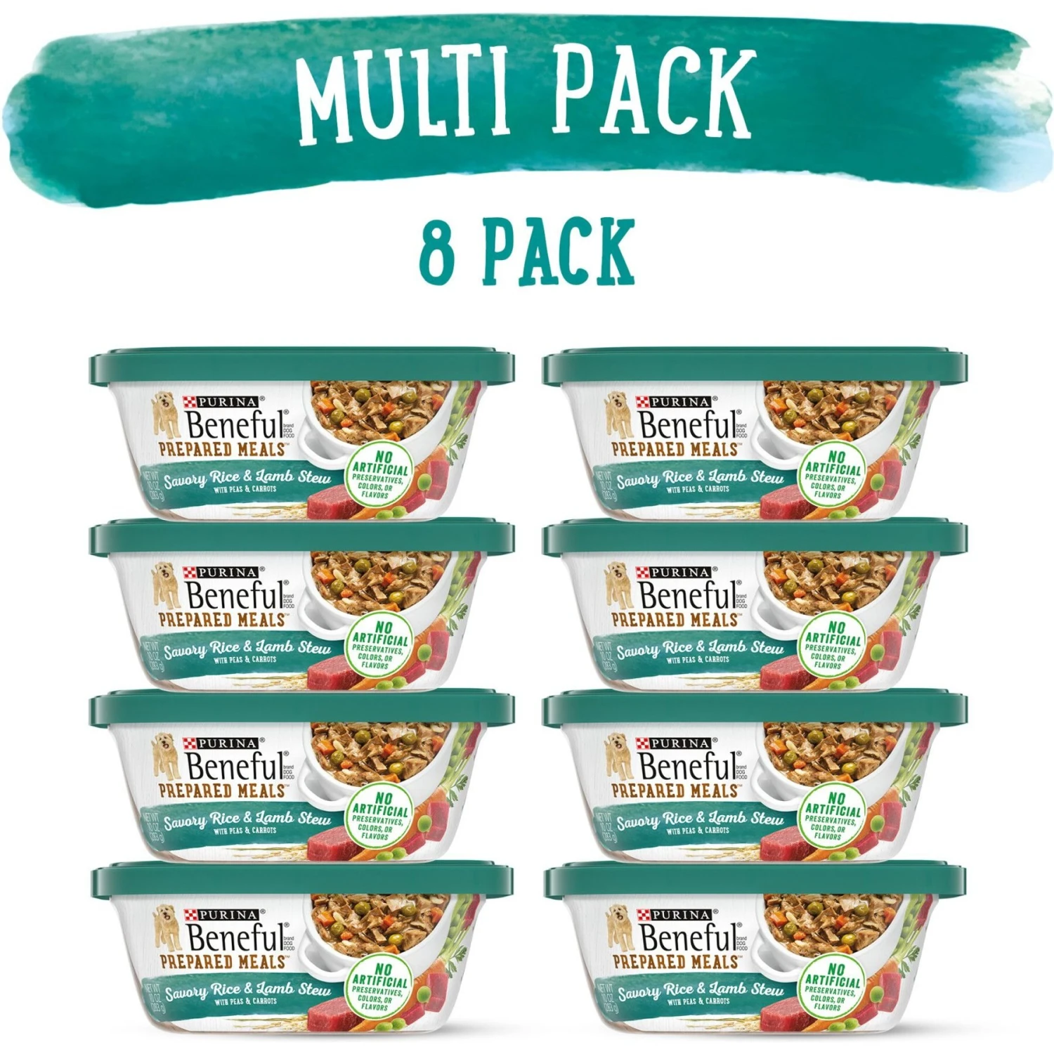 Purina Beneful Prepared Meals Savory Rice & Lamb Stew With Peas & Carrots Wet Dog Food 4 Purina Beneful Prepared Meals Savory Rice & Lamb Stew With Peas & Carrots Wet Dog Food - Image 2