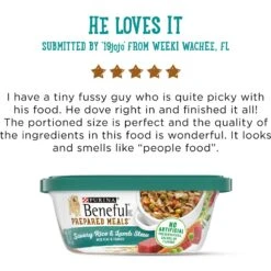 Purina Beneful Prepared Meals Savory Rice & Lamb Stew With Peas & Carrots Wet Dog Food 17 Purina Beneful Prepared Meals Savory Rice & Lamb Stew With Peas & Carrots Wet Dog Food -Blue Buffalo || ROYAL CANIN || Wellness Sales 100177 PT6. AC SS1800 V1700158127