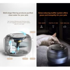 GroovyPets 2.5-L Translucent Pet Drinking Water Fountain Waterer For Cats & Dogs 18 GroovyPets 2.5-L Translucent Pet Drinking Water Fountain Waterer For Cats & Dogs -Blue Buffalo || ROYAL CANIN || Wellness Sales 1016934 PT7. AC SS1800 V1700599070