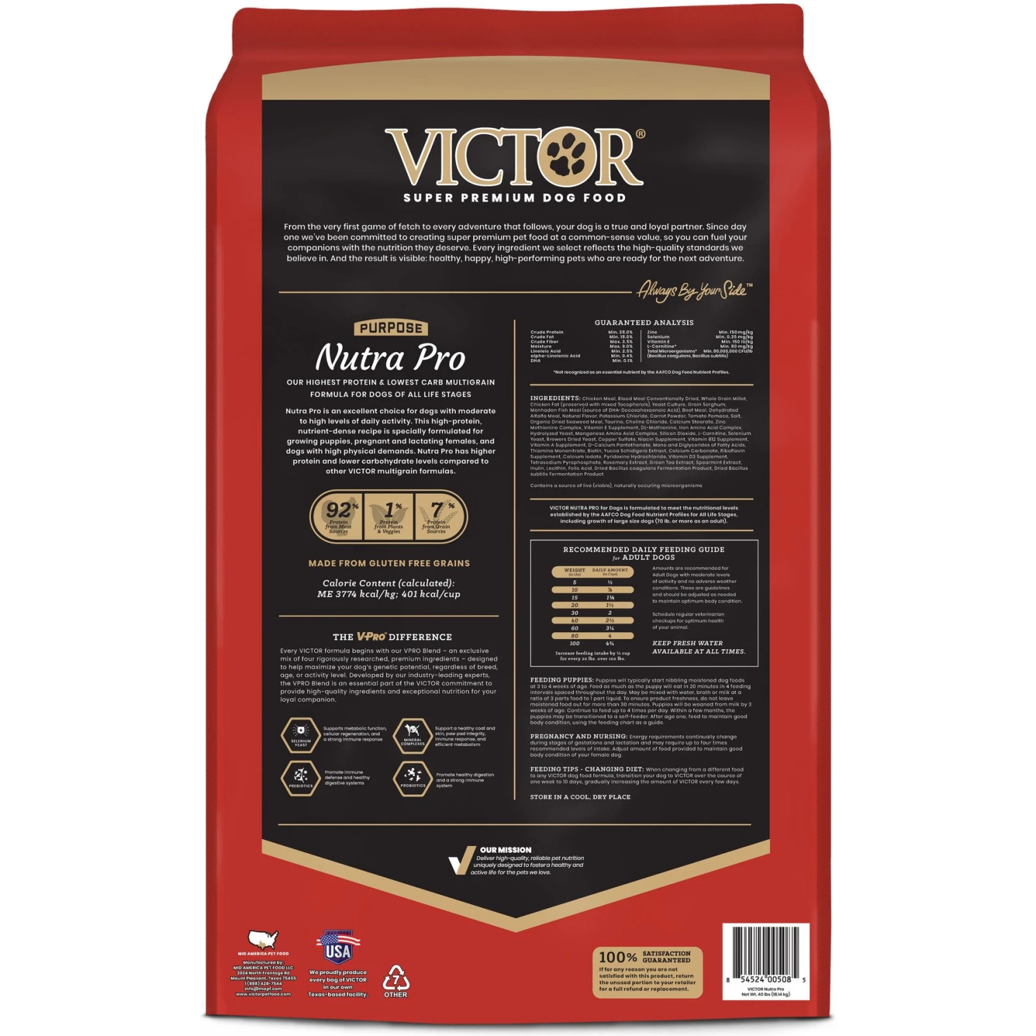 VICTOR Purpose Nutra Pro Dry Dog Food 4 VICTOR Purpose Nutra Pro Dry Dog Food - Image 2