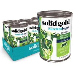 Solid Gold Green Cow Beef Tripe Loaf For Picky Eaters Grain- Free Wet Dog Food, 13.2-oz Can, Case Of 6