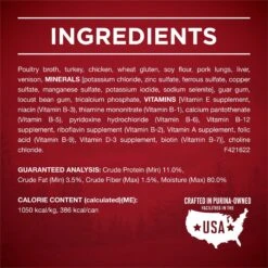 Purina ONE SmartBlend True Instinct Tender Cuts In Gravy With Real Turkey & Venison Canned Dog Food 15 Purina ONE SmartBlend True Instinct Tender Cuts In Gravy With Real Turkey & Venison Canned Dog Food -Blue Buffalo || ROYAL CANIN || Wellness Sales 102385 PT4. AC SS1800 V1671734927