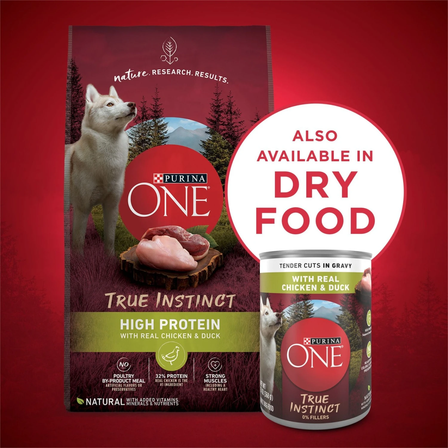 Purina ONE SmartBlend True Instinct Tender Cuts In Gravy With Real Chicken & Duck Canned Dog Food 9 Purina ONE SmartBlend True Instinct Tender Cuts In Gravy With Real Chicken & Duck Canned Dog Food - Image 7