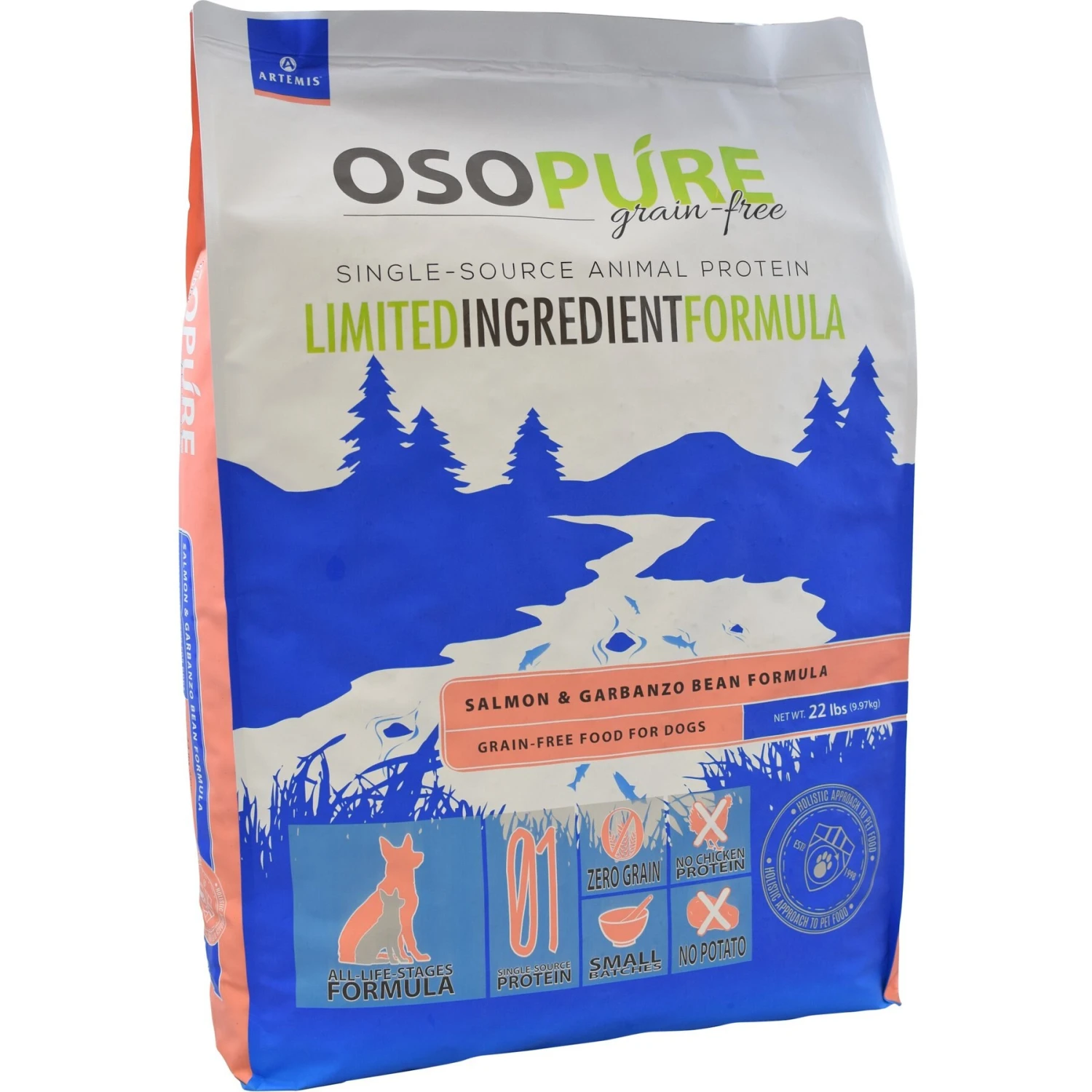 Artemis Osopure Salmon & Garbanzo Bean Formula Grain-Free Dry Dog Food 3 Artemis Osopure Salmon & Garbanzo Bean Formula Grain-Free Dry Dog Food
