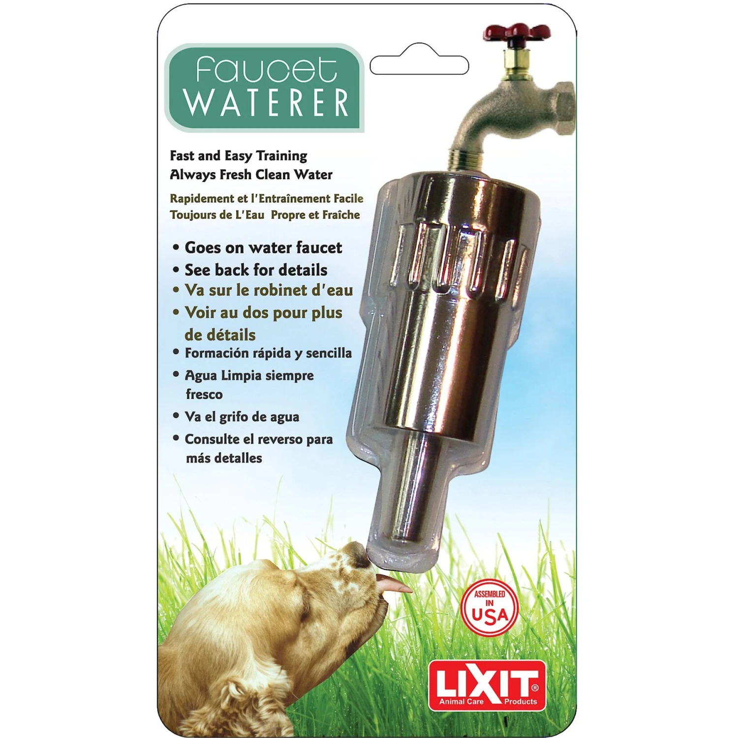 Lixit Dog Faucet Waterer 3 Lixit Dog Faucet Waterer
