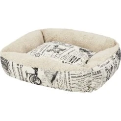 Paws & Pals 1800's Newspaper Bolster Cat & Dog Bed -Blue Buffalo || ROYAL CANIN || Wellness Sales 106303 PT2. AC SS1800 V1566250190