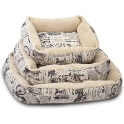 Paws & Pals 1800's Newspaper Bolster Cat & Dog Bed -Blue Buffalo || ROYAL CANIN || Wellness Sales 106303 PT4. AC SS1800 V1518814707
