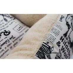 Paws & Pals 1800's Newspaper Bolster Cat & Dog Bed -Blue Buffalo || ROYAL CANIN || Wellness Sales 106303 PT6. AC SS1800 V1566250047