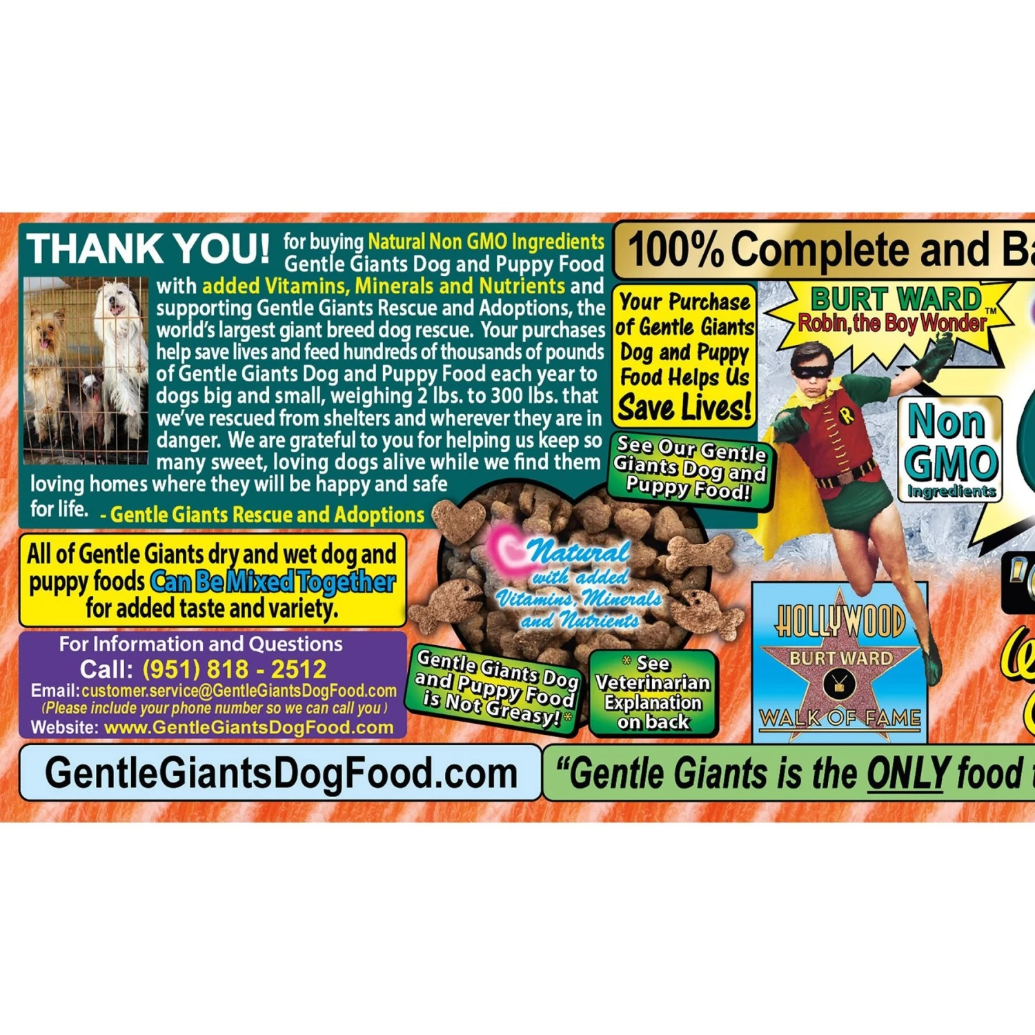 Gentle Giants Non-GMO Dog & Puppy Food Grain-Free Salmon Dry Dog Food, 18-lb Bag 11 Gentle Giants Non-GMO Dog & Puppy Food Grain-Free Salmon Dry Dog Food, 18-lb Bag - Image 9