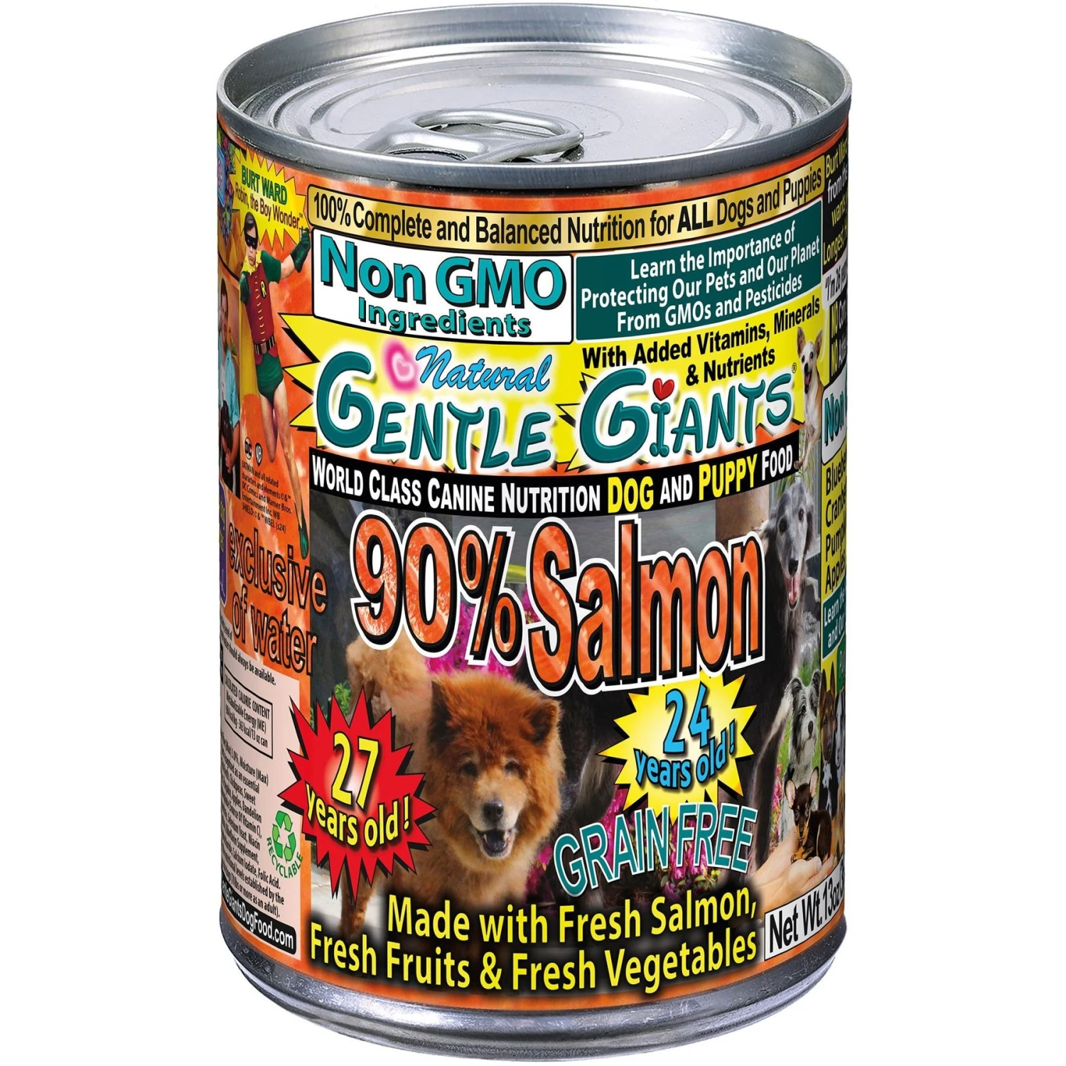 Gentle Giants Natural Non-GMO Puppy Grain-Free Salmon Wet Dog Food 3 Gentle Giants Natural Non-GMO Puppy Grain-Free Salmon Wet Dog Food