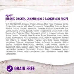 Wellness Grain-Free Complete Health Puppy Deboned Chicken, Chicken Meal & Salmon Meal Recipe Dry Dog Food 14 Wellness Grain-Free Complete Health Puppy Deboned Chicken, Chicken Meal & Salmon Meal Recipe Dry Dog Food -Blue Buffalo || ROYAL CANIN || Wellness Sales 106877 PT5. AC SS1800 V1605755843