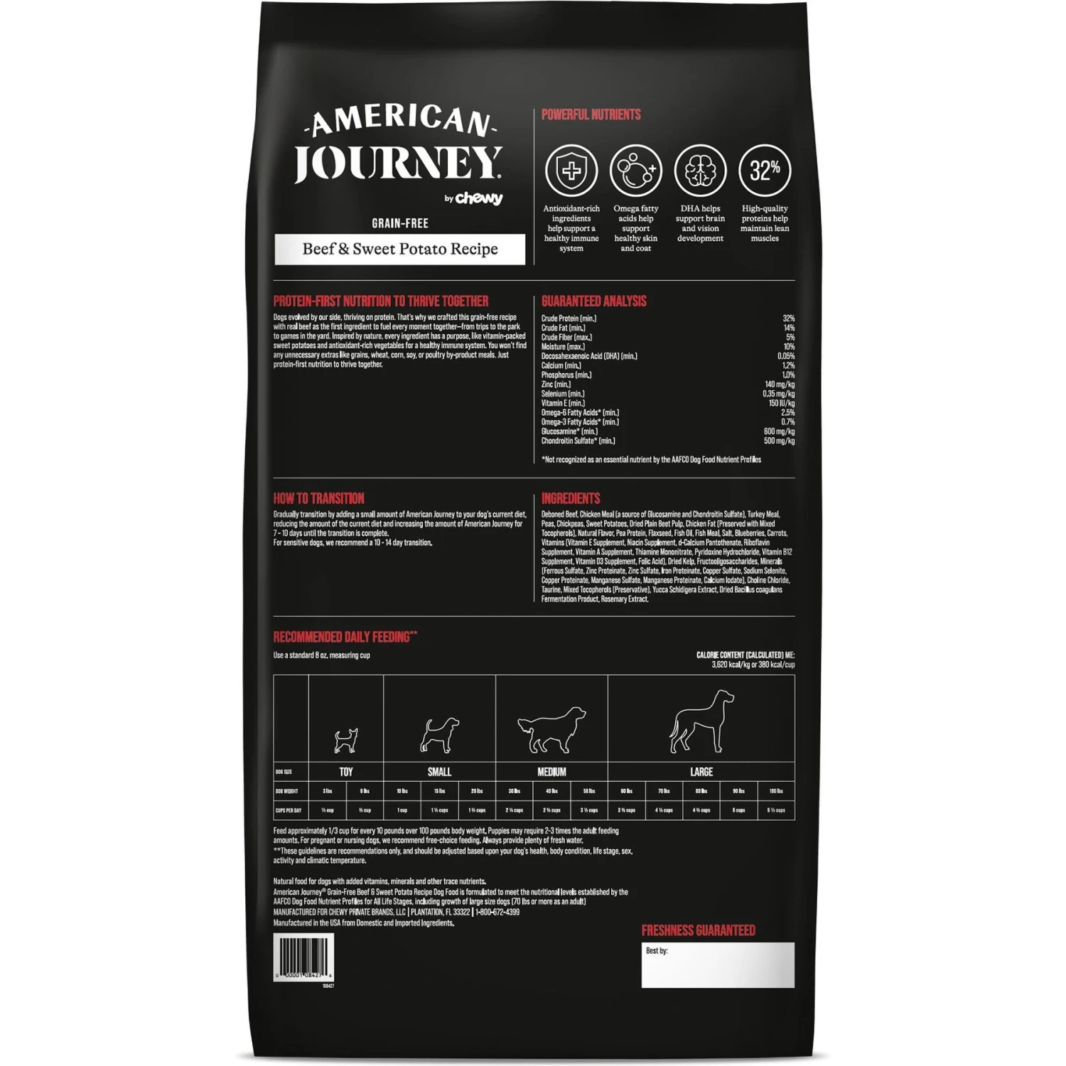 American Journey Beef & Sweet Potato Recipe Grain-Free Dry Dog Food 4 American Journey Beef & Sweet Potato Recipe Grain-Free Dry Dog Food - Image 2