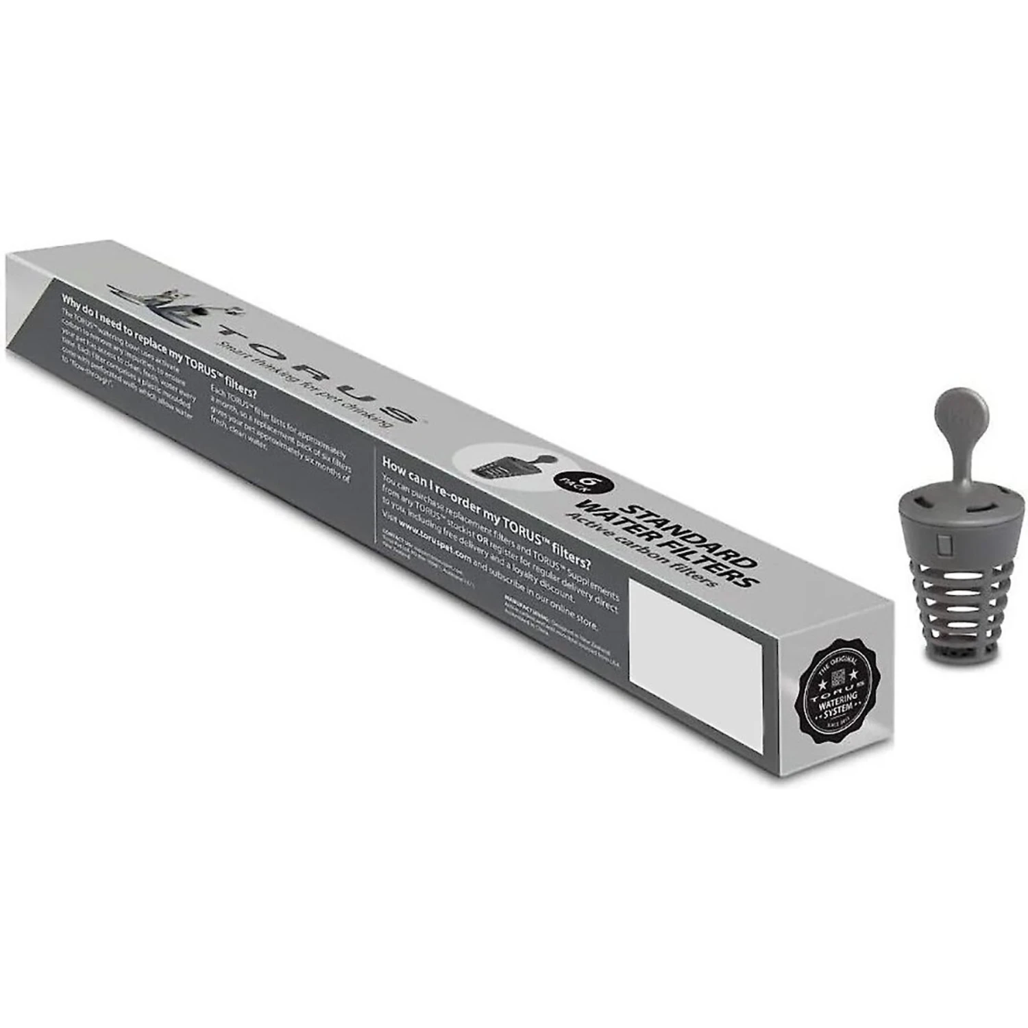 Torus Pet Filtered Water Bowl Replacement Filters 3 Torus Pet Filtered Water Bowl Replacement Filters