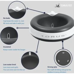 Torus Pet Filtered Dog & Cat Water Bowl -Blue Buffalo || ROYAL CANIN || Wellness Sales 108653 PT4. AC SS1800 V1676903618