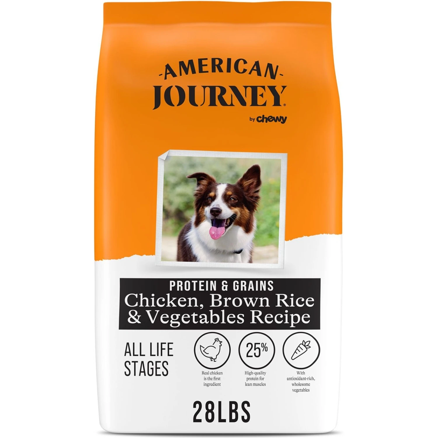 American Journey Protein & Grains Chicken, Brown Rice & Vegetables Recipe Dry Dog Food 3 American Journey Protein & Grains Chicken, Brown Rice & Vegetables Recipe Dry Dog Food