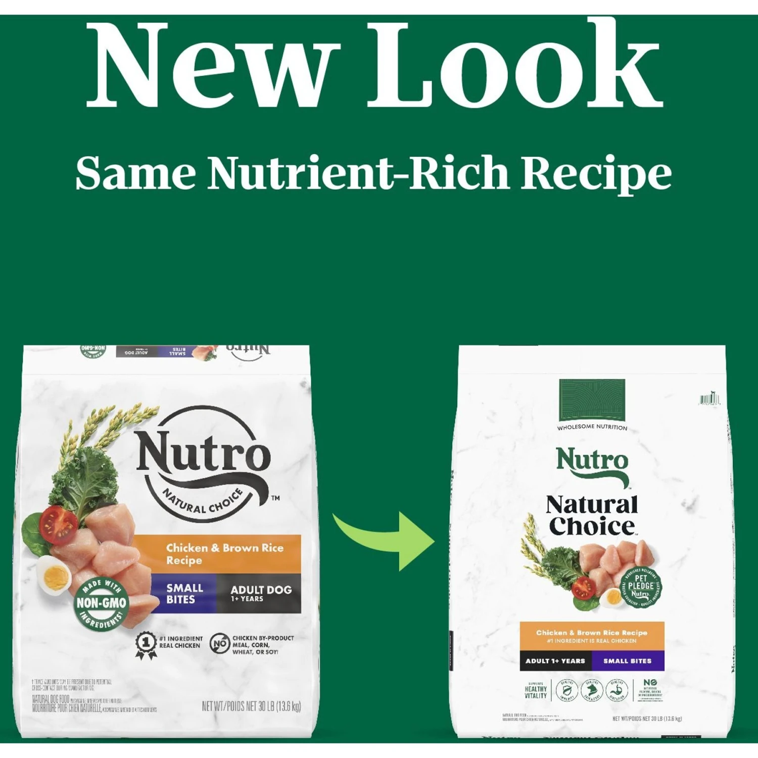 Nutro Natural Choice Small Bites Adult Chicken & Brown Rice Recipe Dry Dog Food 5 Nutro Natural Choice Small Bites Adult Chicken & Brown Rice Recipe Dry Dog Food - Image 3