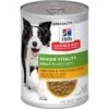 Hill's Science Diet Adult 7+ Senior Vitality Chicken & Vegetable Stew Canned Dog Food -Blue Buffalo || ROYAL CANIN || Wellness Sales 109444 MAIN. AC SS1800 V1673035373