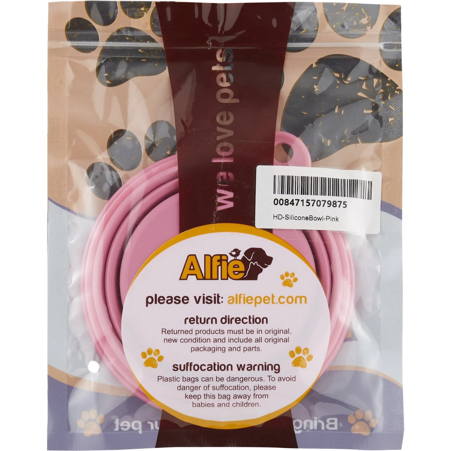 Alfie Pet Collapsible Non-Skid Silicone Travel Dog & Cat Bowl, 1.5-cup 8 Alfie Pet Collapsible Non-Skid Silicone Travel Dog & Cat Bowl, 1.5-cup - Image 6