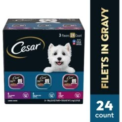 Cesar Filets In Gravy Beef Flavors Variety Pack Small Breed Adult Wet Dog Food 13 Cesar Filets In Gravy Beef Flavors Variety Pack Small Breed Adult Wet Dog Food -Blue Buffalo || ROYAL CANIN || Wellness Sales 110539 PT2. AC SS1800 V1695649514