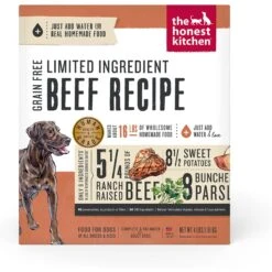 The Honest Kitchen Limited Ingredient Diet Beef Recipe Grain-Free Dehydrated Dog Food