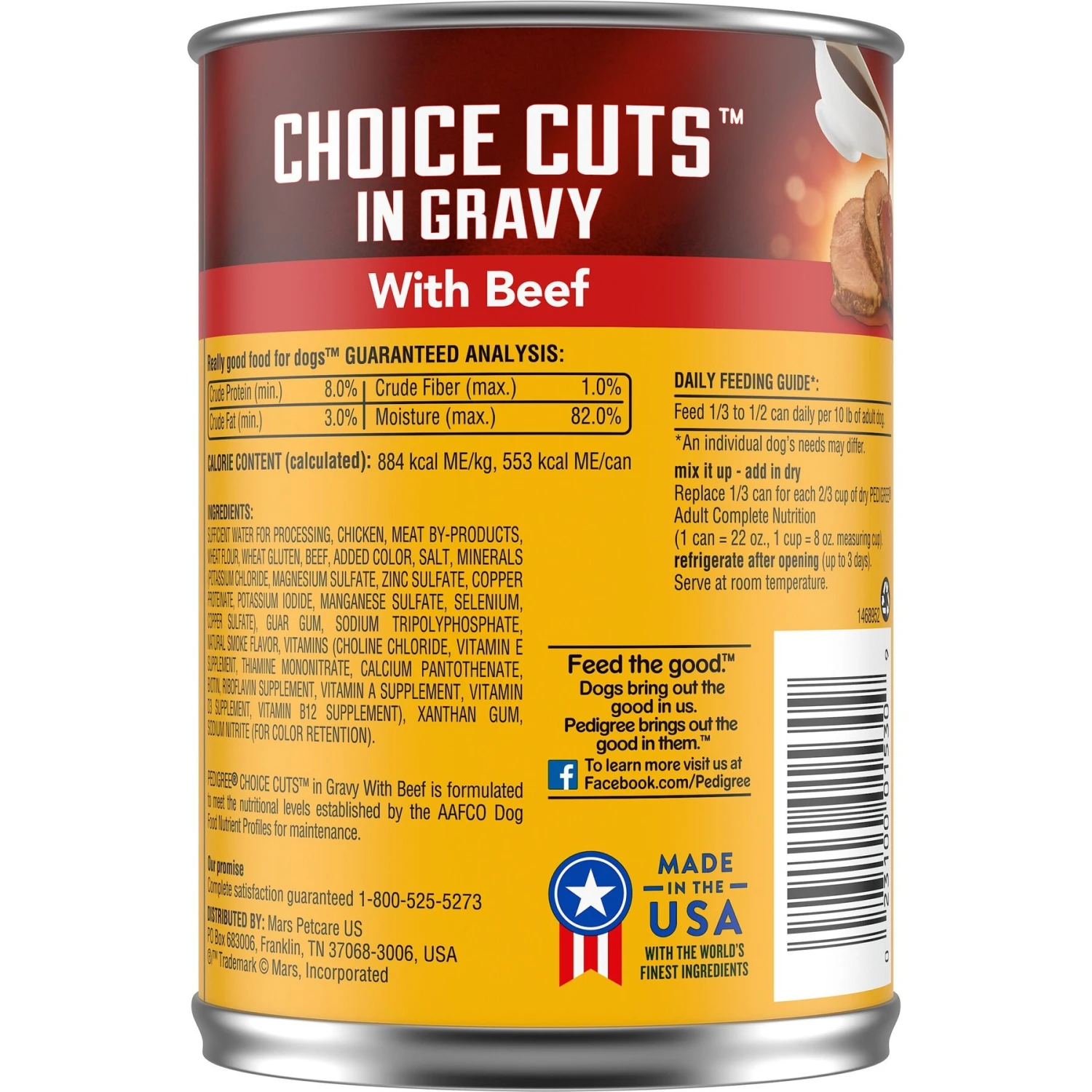 Pedigree Choice Cuts In Gravy With Beef Adult Canned Dog Food 4 Pedigree Choice Cuts In Gravy With Beef Adult Canned Dog Food - Image 2
