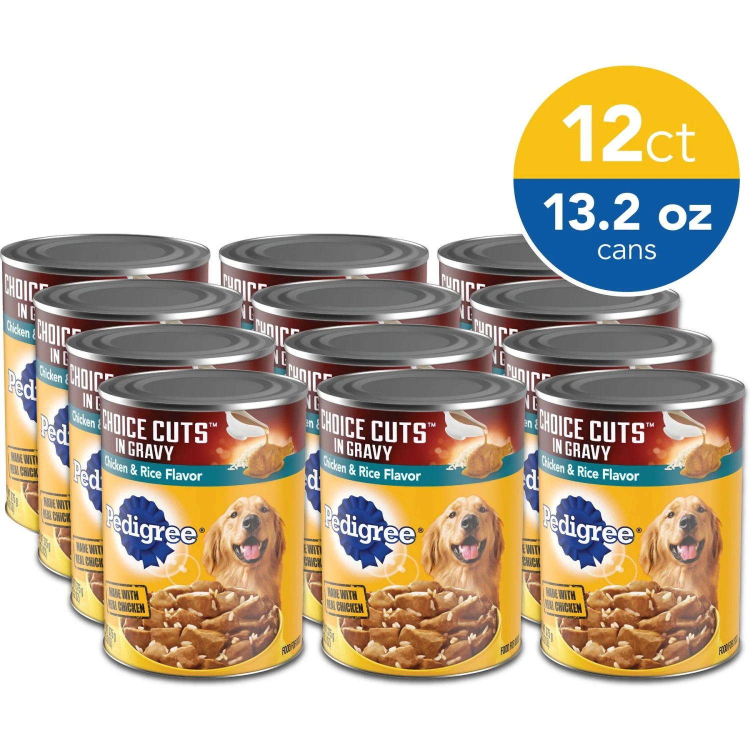Pedigree Choice Cuts In Gravy Chicken & Rice Flavor Adult Canned Wet Dog Food 8 Pedigree Choice Cuts In Gravy Chicken & Rice Flavor Adult Canned Wet Dog Food - Image 6