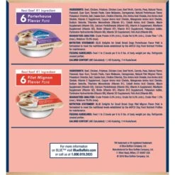 Blue Buffalo Divine Delights Pate Small Breed Variety Pack Filet Mignon & Porterhouse Flavor Dog Food Trays, 3.5-oz Tray, Case Of 12 10 Blue Buffalo Divine Delights Pate Small Breed Variety Pack Filet Mignon & Porterhouse Flavor Dog Food Trays, 3.5-oz Tray, Case Of 12 -Blue Buffalo || ROYAL CANIN || Wellness Sales 114269 PT2. AC SS1800 V1568667195