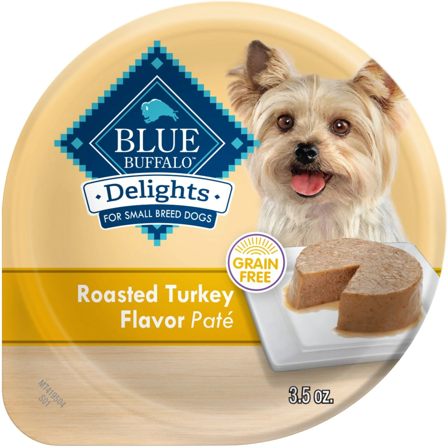 Blue Buffalo Divine Delights Roasted Turkey Flavor Pate Dog Food Trays 3 Blue Buffalo Divine Delights Roasted Turkey Flavor Pate Dog Food Trays