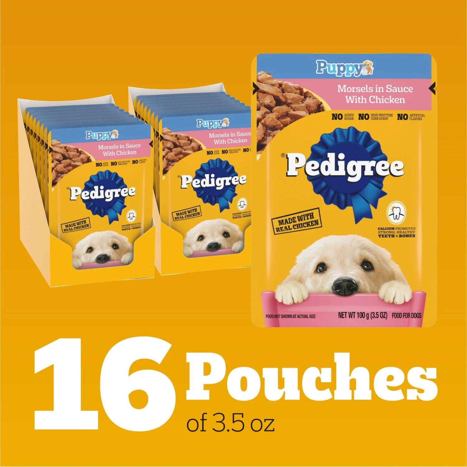 Pedigree Choice Cuts Puppy Morsels In Sauce With Chicken Adult Wet Dog Food 5 Pedigree Choice Cuts Puppy Morsels In Sauce With Chicken Adult Wet Dog Food - Image 3
