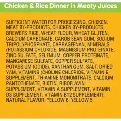 Pedigree Chopped Ground Dinner Weight Management Chicken & Rice Flavor Adult Canned Wet Dog Food -Blue Buffalo || ROYAL CANIN || Wellness Sales 114347 PT5. AC SS1800 V1665174961