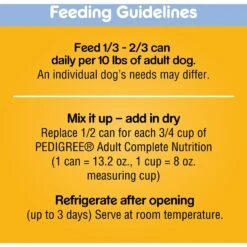 Pedigree Chopped Ground Dinner With Chicken, Beef & Liver Adult Canned Wet Dog Food 19 Pedigree Chopped Ground Dinner With Chicken, Beef & Liver Adult Canned Wet Dog Food -Blue Buffalo || ROYAL CANIN || Wellness Sales 114361 PT8. AC SS1800 V1652993200