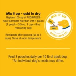 Pedigree Chopped Meaty Ground Dinner With Hearty Chicken Adult Wet Dog Food -Blue Buffalo || ROYAL CANIN || Wellness Sales 114365 PT5. AC SS1800 V1567793267