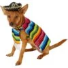 Rubie's Costume Company Serape Dog & Cat Costume -Blue Buffalo || ROYAL CANIN || Wellness Sales 117128 MAIN. AC SS1800 V1539962602