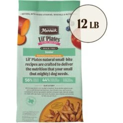 Merrick Lil' Plates Grain-Free Small Breed Dry Dog Food Senior Real Chicken + Sweet Potato Recipe -Blue Buffalo || ROYAL CANIN || Wellness Sales 117751 PT2. AC SS1800 V1687787545