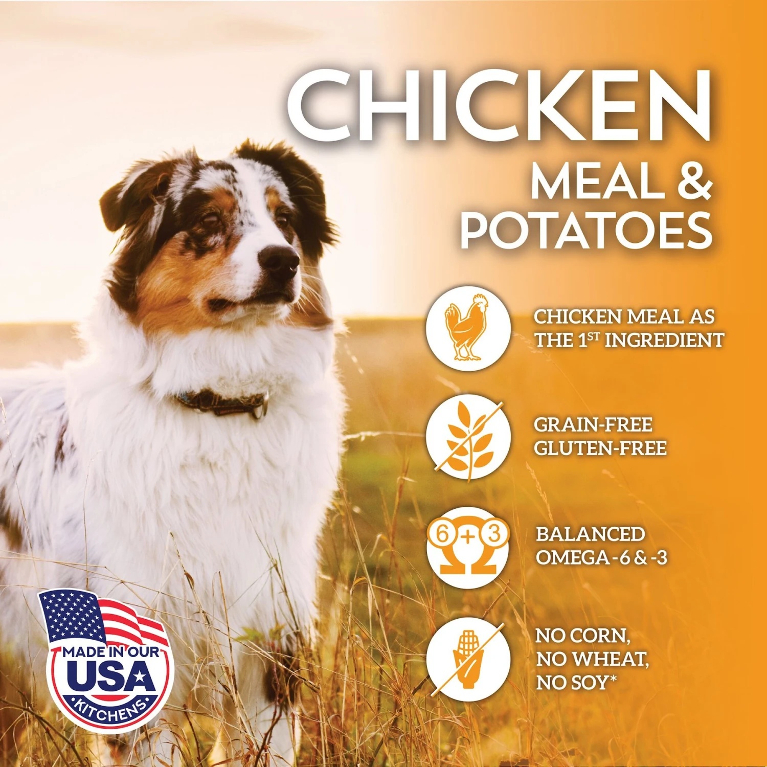 Wholesomes Chicken Meal & Potatoes Formula Grain-Free Dry Dog Food, 35-lb Bag 6 Wholesomes Chicken Meal & Potatoes Formula Grain-Free Dry Dog Food, 35-lb Bag - Image 4