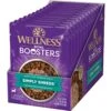 Wellness Bowl Boosters Simply Shreds Tuna, Beef & Carrots Natural Grain-Free Wet Dog Food Mixer Or Topper, 2.8-oz Pouch, Case Of 12