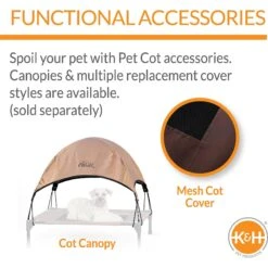 K&H Pet Products Comfy Pet Cot Elevated Pet Bed -Blue Buffalo || ROYAL CANIN || Wellness Sales 121207 PT3. AC SS1800 V1626392506