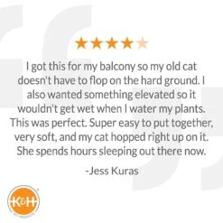 K&H Pet Products Comfy Pet Cot Elevated Pet Bed -Blue Buffalo || ROYAL CANIN || Wellness Sales 121207 PT7. AC SS1800 V1626391616