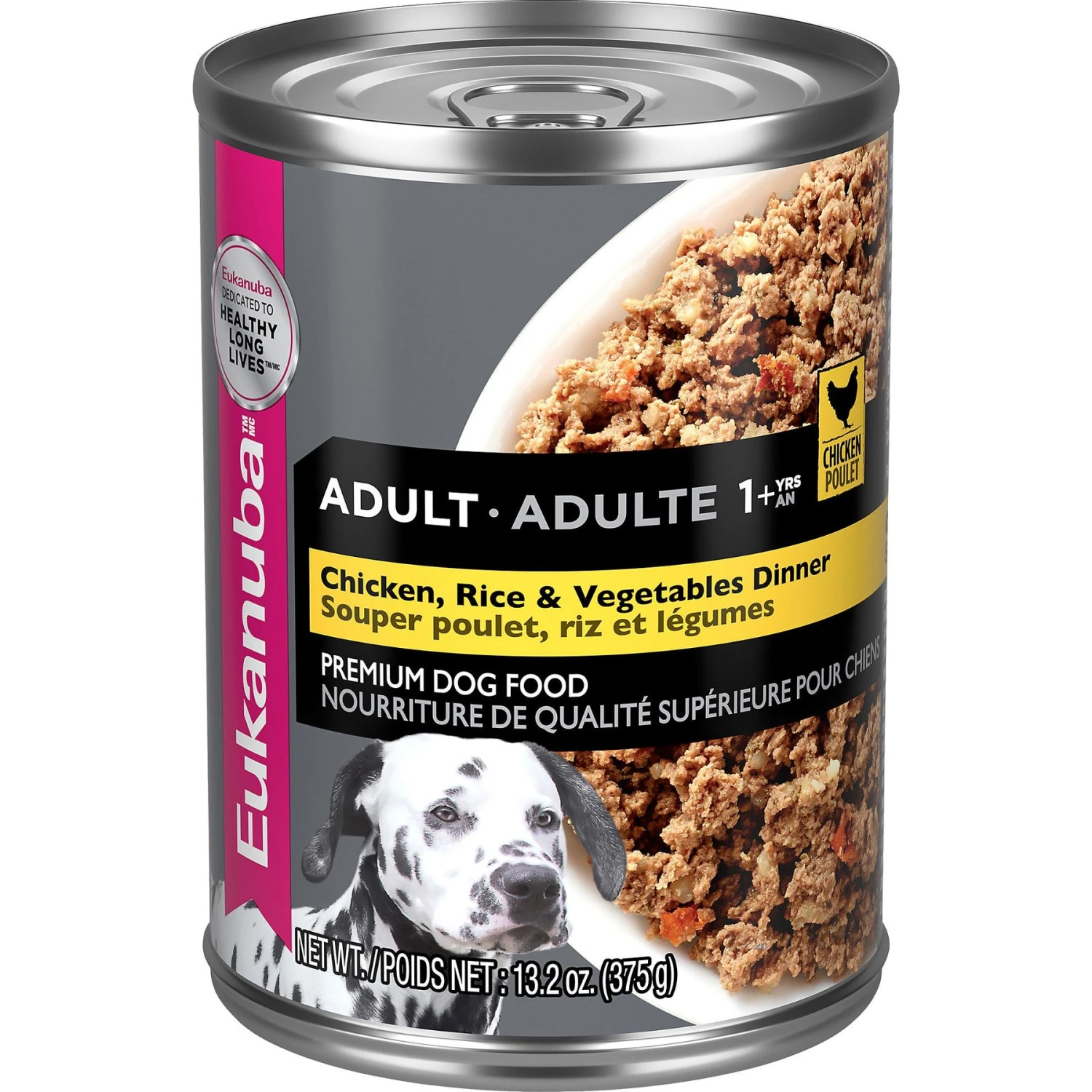 Eukanuba Adult Chicken, Rice & Vegetables Dinner Canned Dog Food 3 Eukanuba Adult Chicken, Rice & Vegetables Dinner Canned Dog Food