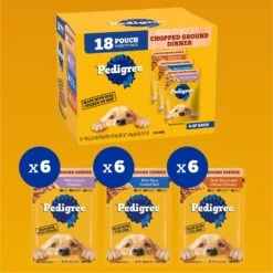 Pedigree Chopped Ground Dinner Variety Pack With Chicken, Beef & Bacon Adult Wet Dog Food 12 Pedigree Chopped Ground Dinner Variety Pack With Chicken, Beef & Bacon Adult Wet Dog Food -Blue Buffalo || ROYAL CANIN || Wellness Sales 123266 PT3. AC SS1800 V1567793927