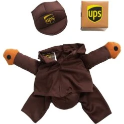 California Costumes UPS Delivery Driver Dog & Cat Costume -Blue Buffalo || ROYAL CANIN || Wellness Sales 126528 PT2. AC SS1800 V1533333142