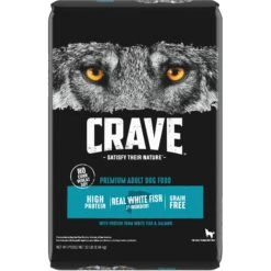Crave High Protein White Fish & Salmon Adult Grain-Free Dry Dog Food