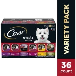 Cesar Steak Lovers Variety Pack Small Breed Adult Wet Dog Food Trays 13 Cesar Steak Lovers Variety Pack Small Breed Adult Wet Dog Food Trays -Blue Buffalo || ROYAL CANIN || Wellness Sales 128539 PT2. AC SS1800 V1695650783