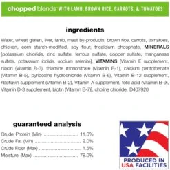 Purina Beneful Chopped Blends With Lamb, Brown Rice, Carrots &Tomatoes Wet Dog Food, 10-oz Container, Case Of 8 -Blue Buffalo || ROYAL CANIN || Wellness Sales 130965 PT4. AC SS1800 V1699368621