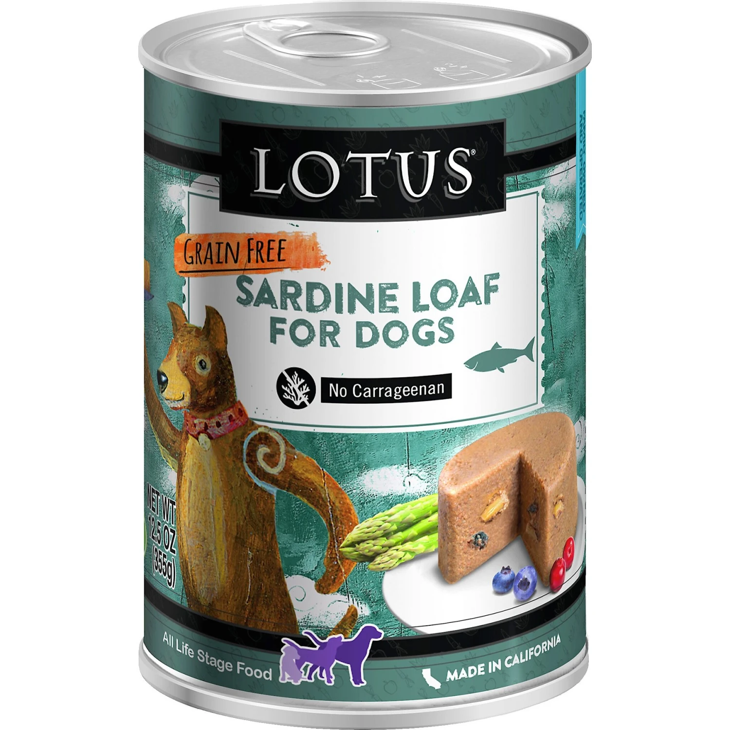 Lotus Sardine Loaf Grain-Free Canned Dog Food 3 Lotus Sardine Loaf Grain-Free Canned Dog Food