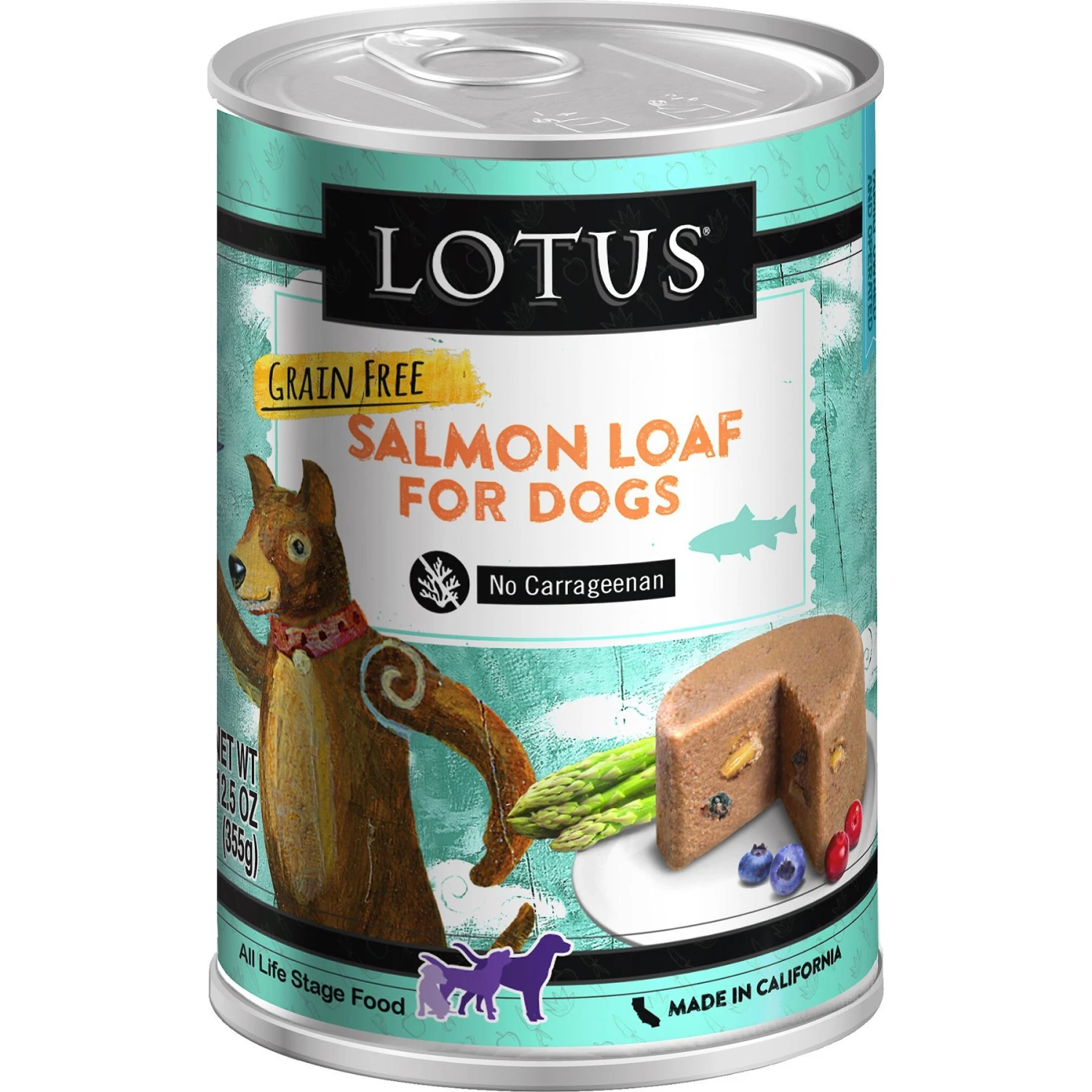 Lotus Salmon Loaf Grain-Free Canned Dog Food 3 Lotus Salmon Loaf Grain-Free Canned Dog Food
