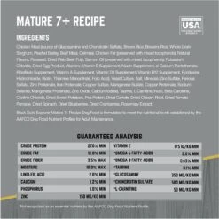 Black Gold Explorer Mature 7+ Formula Dry Dog Food, 40-lb Bag -Blue Buffalo || ROYAL CANIN || Wellness Sales 133069 PT8. AC SS1800 V1652744496