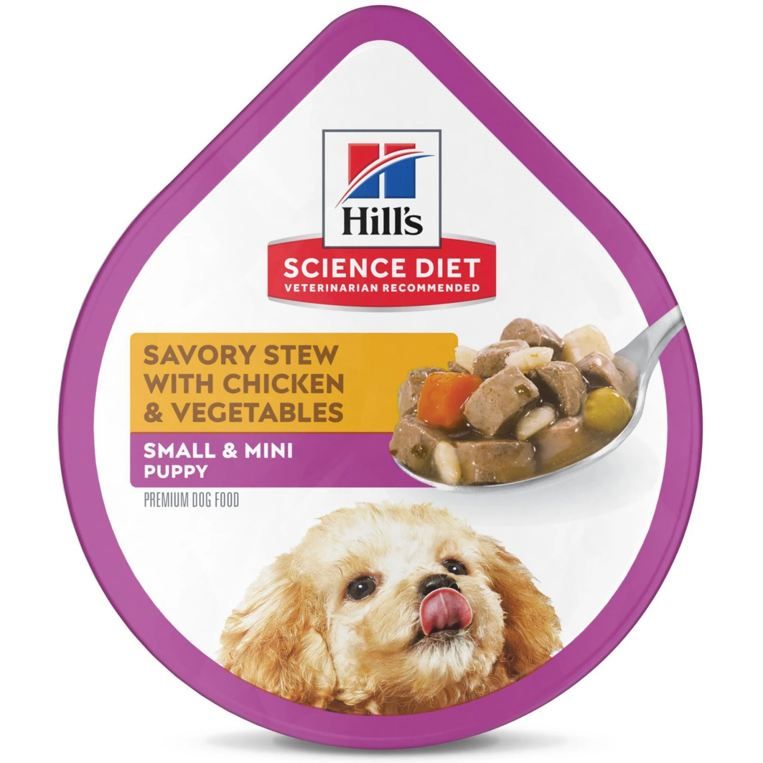 Hill's Science Diet Puppy Small & Mini Savory Stew Chicken & Vegetable Wet Dog Food Trays 3 Hill's Science Diet Puppy Small & Mini Savory Stew Chicken & Vegetable Wet Dog Food Trays