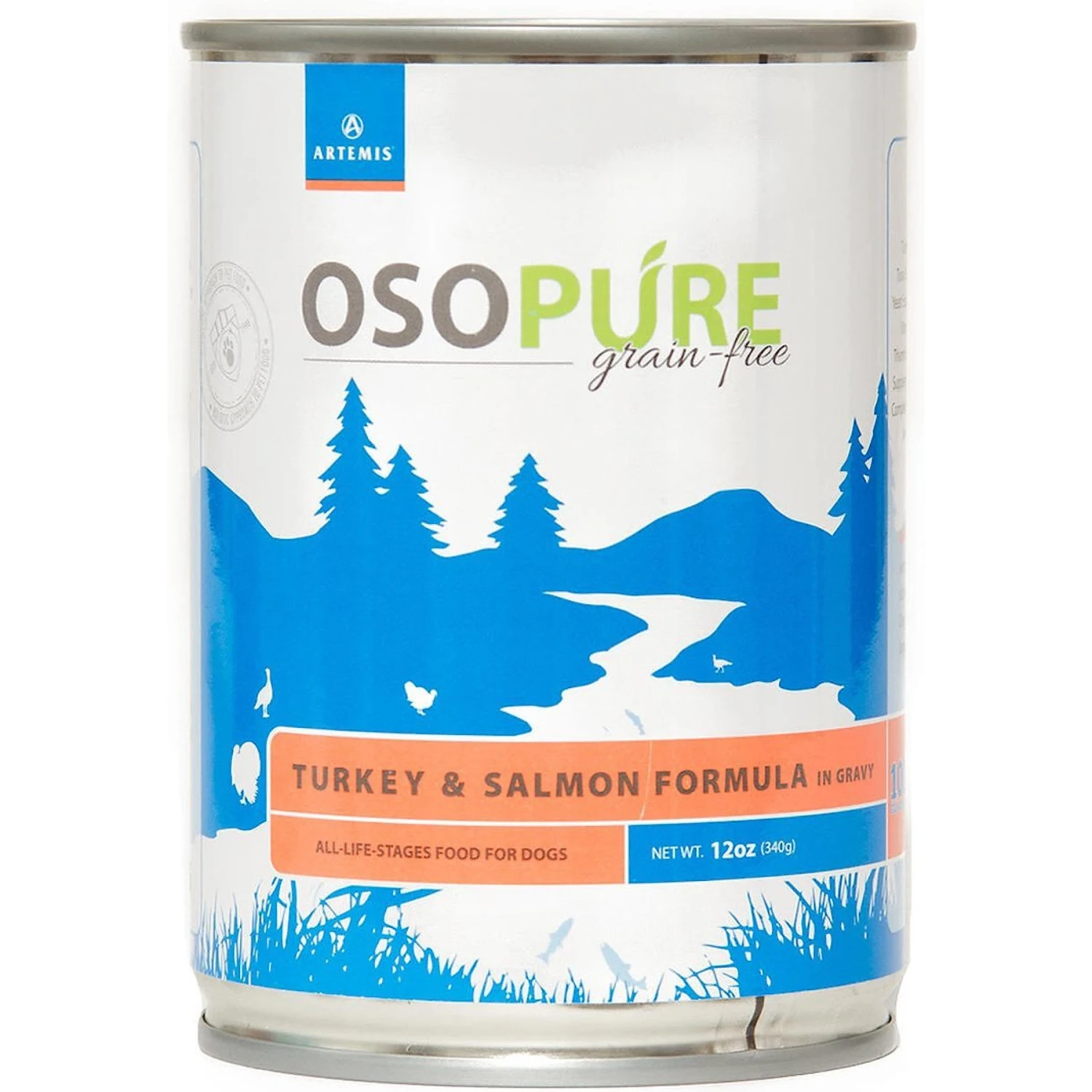 Artemis Osopure Grain-Free Turkey & Salmon In Gravy Canned Dog Food 3 Artemis Osopure Grain-Free Turkey & Salmon In Gravy Canned Dog Food